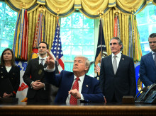 Donald Trump, en la Casa Blanca