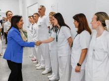 La ministra de Defensa, Margarita Robles, asiste al 10º Aniversario de la creación de la Unidad de Aislamiento de Alto Nivel e Inauguración de la cámara hiperbárica