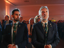 El ministro del Interior, Fernando Grande-Marlaska, con su mano derecha, el secretario de Estado de Seguridad, Rafael Pérez