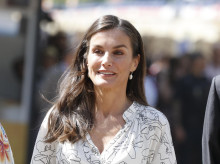 Doña Letizia, este viernes en el Parque del Retiro de Madrid