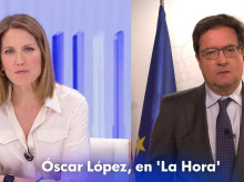 Silvia Intxaurrondo ha conversado este martes con el ministro Óscar López en La Hora de La 1
