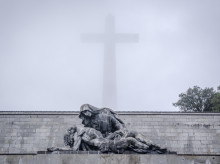La escultura de 'La Piedad' en el complejo monumental del Valle de los Caídos