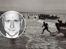 Montaje del desembarco de Normandía y Louis Marius Prevost, el padre marine del papa León XIV