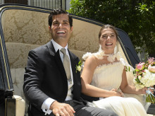 Piergiacomo Agostini and Leticia Fernandez de Villavicencio during their wedding in Jerez de la Frontera on Saturday, 14 June 2025.