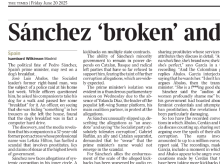 Imagen del artículo publicado en 'The Times'