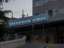 Entrada al Hospital Gregorio Marañón de Madrid