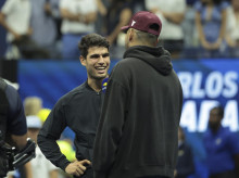 Carlos Alcaraz junto a Nick Kyrgios