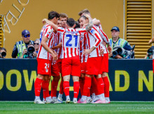 El Atlético de Madrid durante un partido del Mundial de Clubes