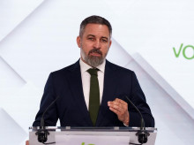 El presidente de Vox, Santiago Abascal