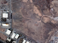 La planta de enriquecimiento nuclear de Natanz, en el centro de Irán, tras los ataques de Estados Unidos e Israel