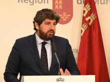 El presidente de la Región de Murcia, Fernando López Miras