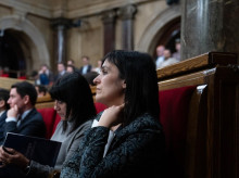 La líder de Aliança Catalana, Sílvia Orriols, en el Parlament