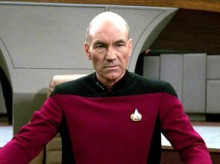 Patrick Stewart en 'Star Trek: The Next Generation'.