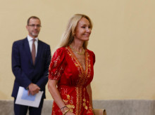 during a meeting with members of Patronato Princess Girona Foundation in Madrid on Thursday, 17 July 2025.
