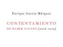 Portada del libro 'Contentamiento de haber nacido'