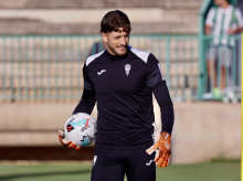 Carlos Marín, durante un entrenamiento