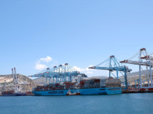 Imagen de archivo del puerto de Tánger Med.