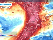 Mapa de calor en España