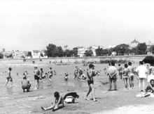 La playa de la Ribera en aquellos años de 1960
