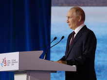 Vladimir Putin en el Foro Económico Oriental en Vladivostok