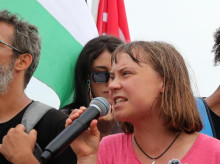 Greta Thunberg está a bordo de la Flotilla de la Libertad