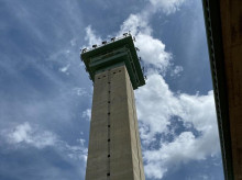 Torre de vigilancia de la cárcel de Topas, en Salamanca
