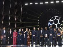 Los premiados en la gala del Balón de Oro
