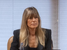 La mujer del presidente del Gobierno, Begoña Gómez, durante la Comisión de Investigación