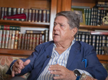 Federico Trillo, durante la entrevista