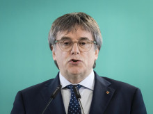 El líder de Junts, Carles Puigdemont, esta semana en Perpiñán