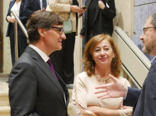 Illa, Armengol y el presidente de la OCB este viernes en Palma