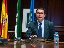 El expresidente de la Diputación de Almería, Javier Aureliano García, en una imagen de archivo