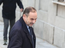 El exministro José Luis Ábalos a su llegada al Tribunal Supremo