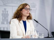 La ministra de Sanidad, Mónica García