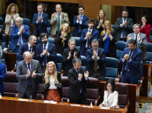 Ayuso en el pleno de la Asamblea de Madrid