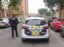 Imagen de una patrulla de la Policía Local de Castellón