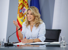 La vicepresidenta segunda y ministra de Trabajo y Economía Social, Yolanda Díaz