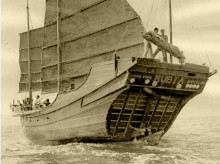 Vista del Junco Rubia, navegando