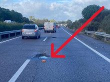 Ni un solo socavón sin su baliza V16...