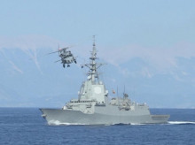 La fragata F-101 Álvaro de Bazán participa desde esta semana en el ejercicio multinacional de alta intensidad Orión-26