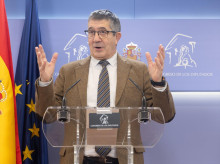 El portavoz del PSOE en el Congreso, Patxi López