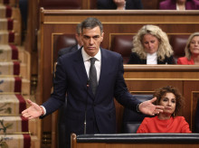El presidente del Gobierno, Pedro Sánchez