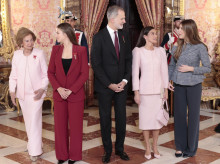 Los Reyes, la Princesa de Asturias, la Infanta Sofía y la Reina Sofía, el pasado noviembre