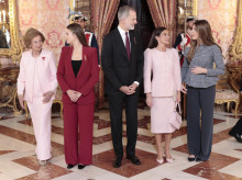 Los Reyes, la Princesa de Asturias, la Infanta Sofía y la Reina Sofía, el pasado noviembre
