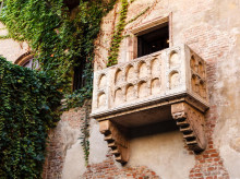 El famoso balcón de la casa de 'Julieta Capuleto' en Verona