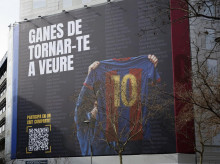 Leo Messi se ha convertido, indirectamente, en el protagonista este miércoles de la campaña electoral de Marc Ciria