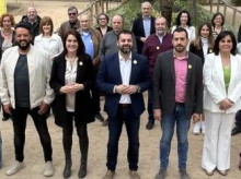 Imagen de la junta ejecutiva de ERC Gerona
