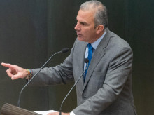 El portavoz de Vox en el Ayuntamiento de Madrid, Javier Ortega Smith