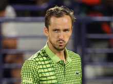 Daniil Medvedev, durante un partido en el ATP 500 de Dubái