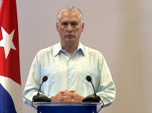 El presidente de Cuba, Miguel Díaz-Canel